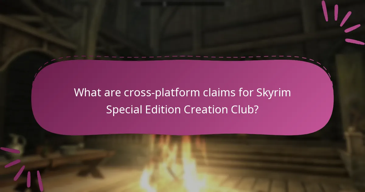 What are the risks of cross-platform claims?