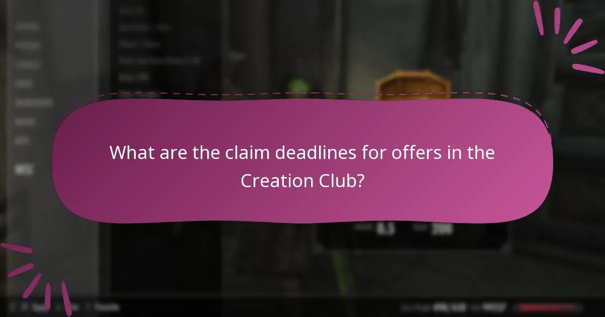 What are the current seasonal offers in the Creation Club?