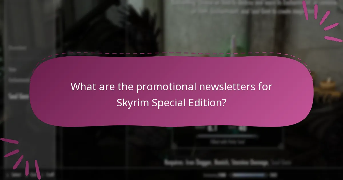 How to claim promotions for Skyrim Special Edition?